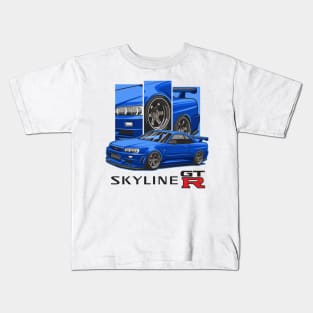 The Legendary Nissan Skyline GTR R34 Kids T-Shirt